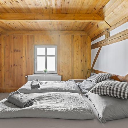 Sabina Mounteurwohnung Dachboden I 55 Zoll Tv I Schlafcouch Mit 20Cm Matraze 2 Weitere Schlafplaetze I Kueche I Bad Trebbin Εξωτερικό φωτογραφία